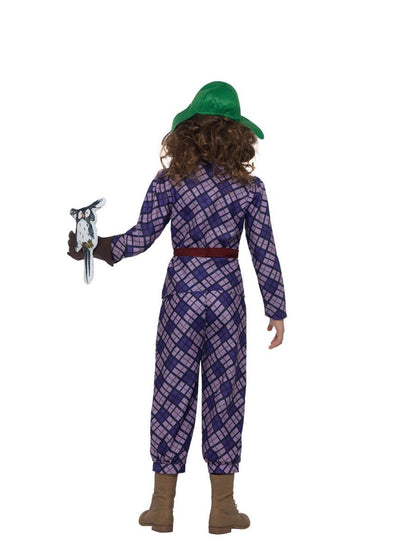 David Walliams Deluxe Awful Auntie Costume Kids Purple 4