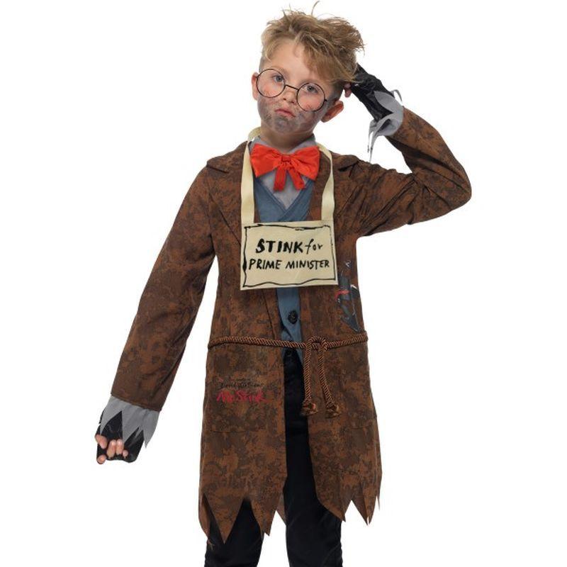 David Walliams Deluxe Mr Stink Costume Kids Brown 1