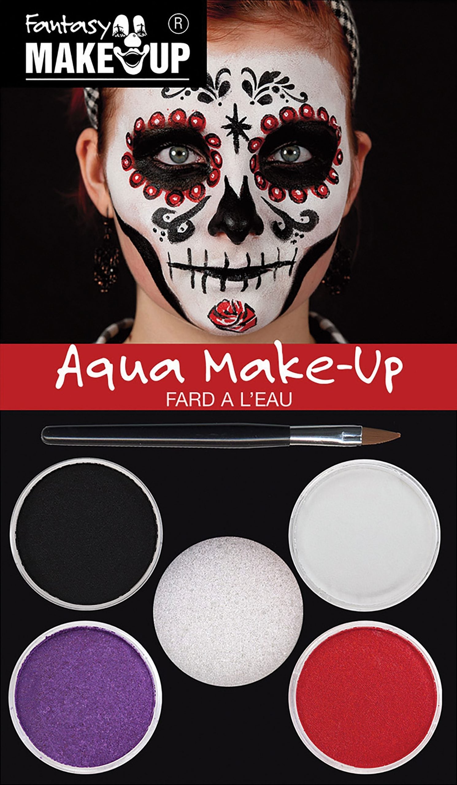 Day Of The Dead Aqua Makeup Kit Make Up Unisex 1