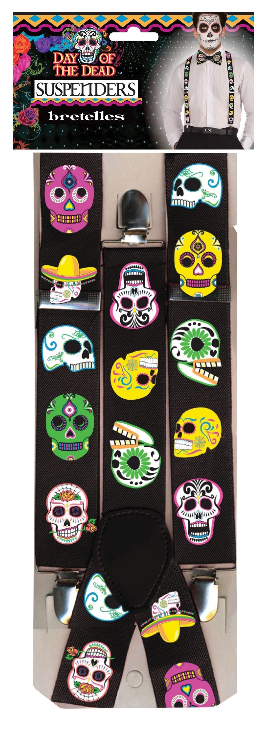 Day Of The Dead Braces Costume Accessories Male 1