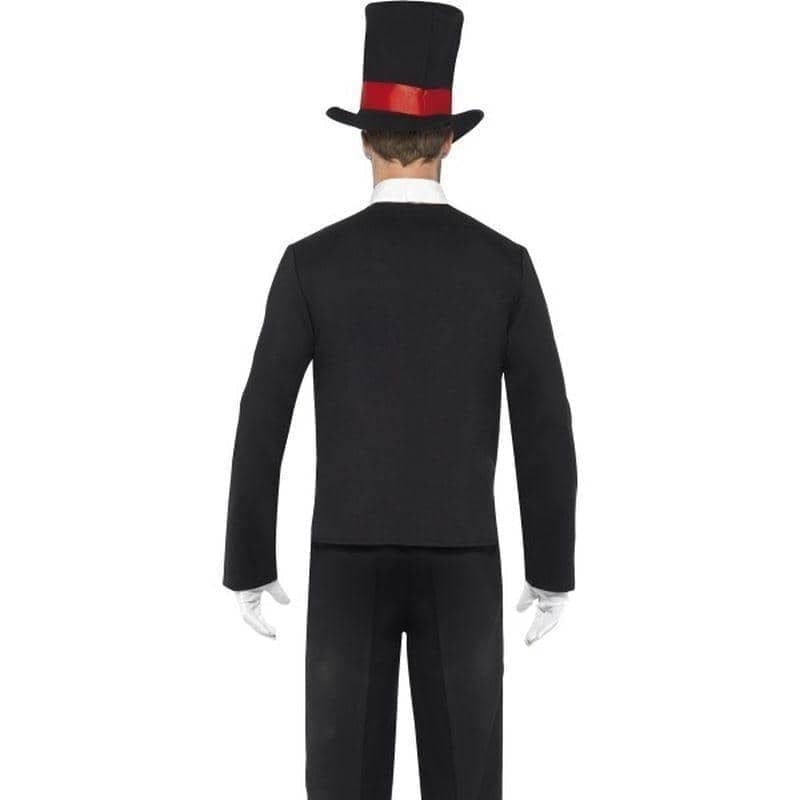 Day Of The Dead Costume Mens Black Suit_2