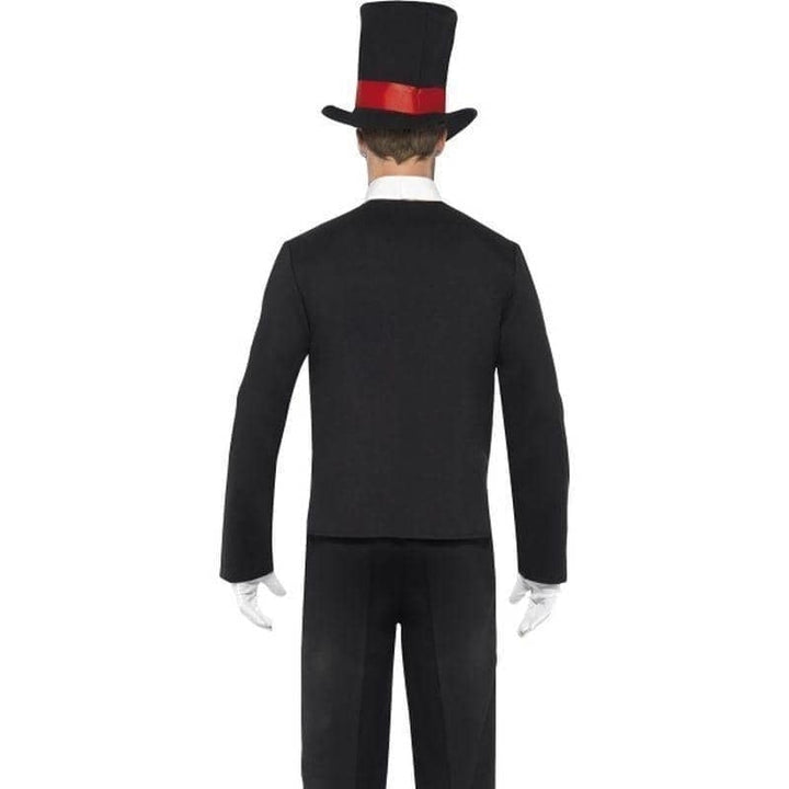Day Of The Dead Costume Mens Black Suit_2