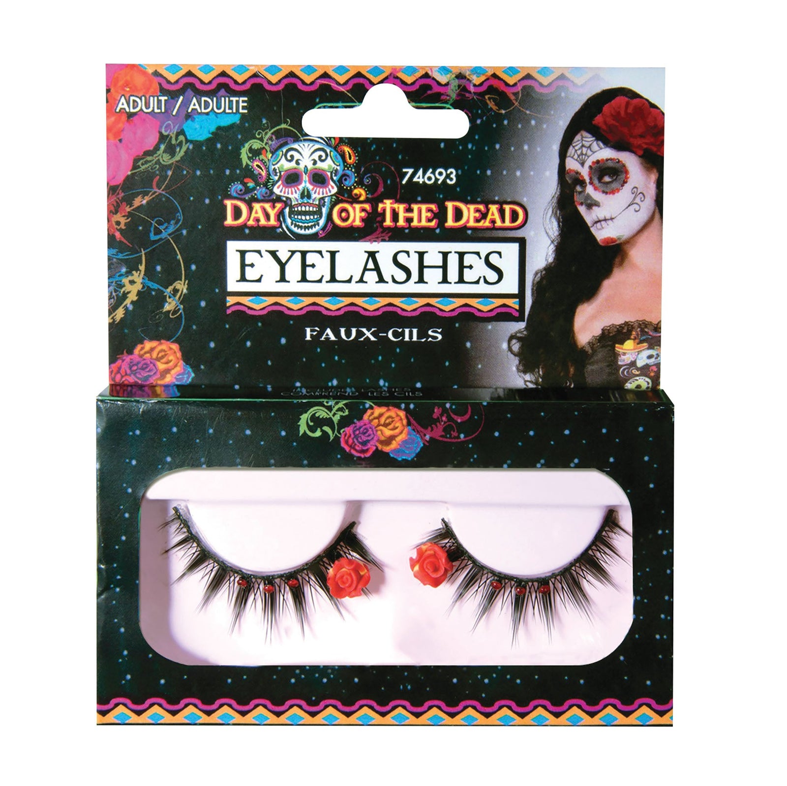 Day Of The Dead Eyelashes Miscellaneous Disguises Female 1