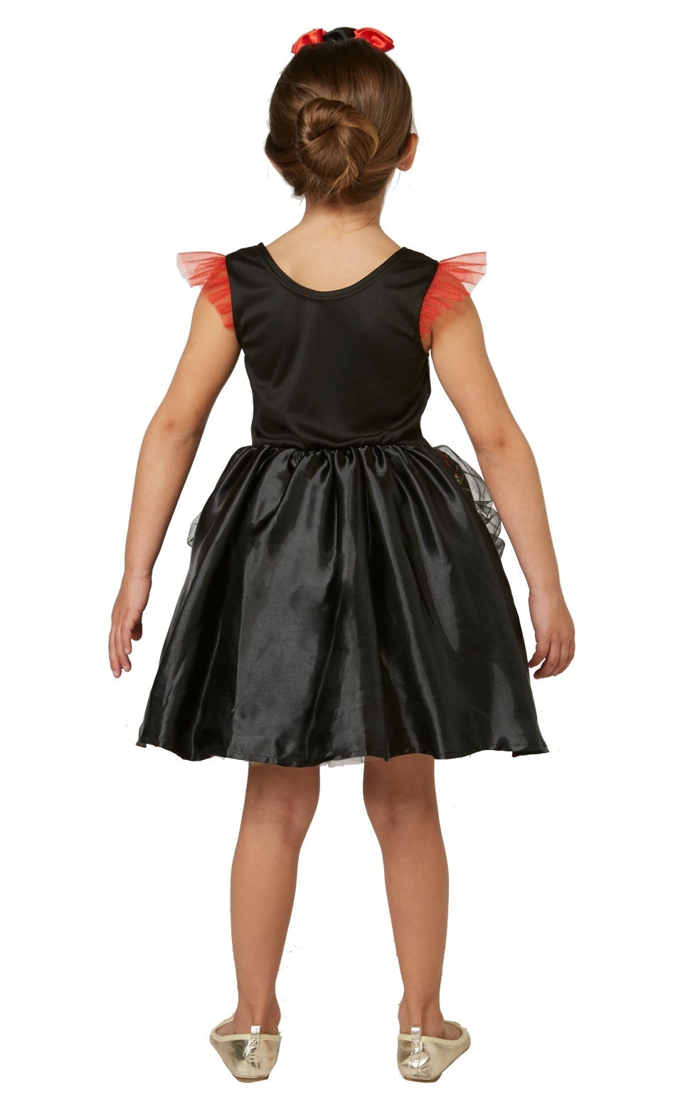 Day Of The Dead Girls Costume Red Rose Dress 3