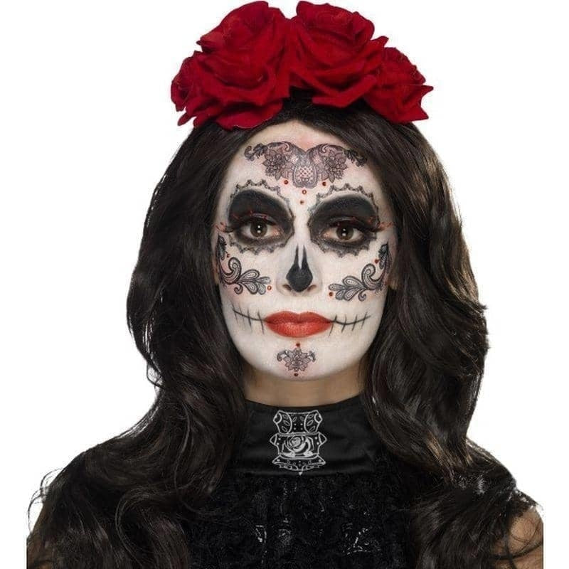 Day Of The Dead Glamour Make Up Kit Adult Cosmetics 1