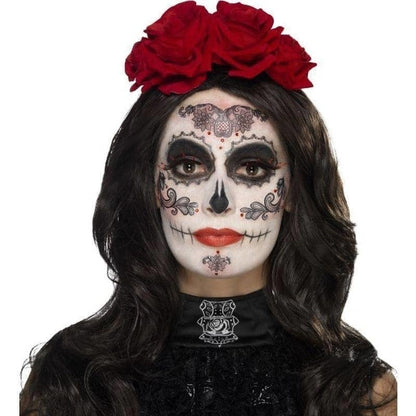 Day Of The Dead Glamour Make Up Kit Adult Cosmetics 1