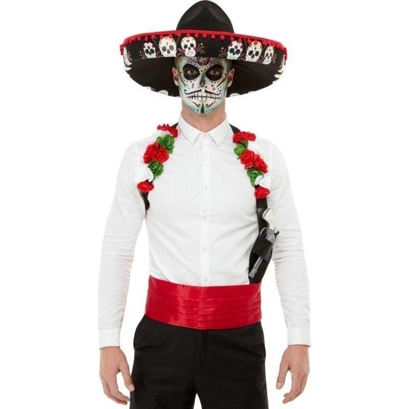 Day Of The Dead Kit Adult Red 1
