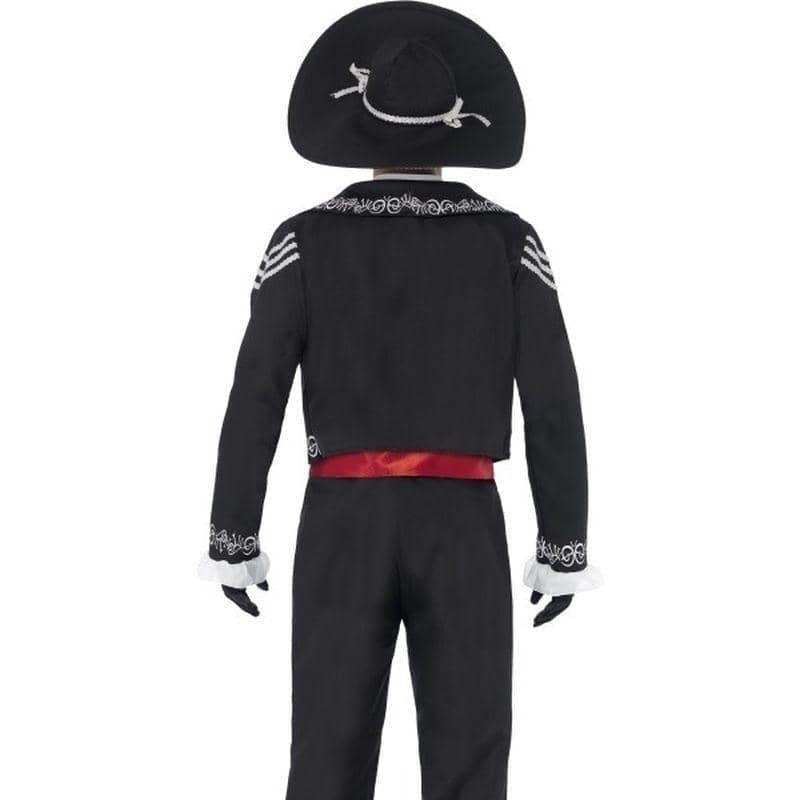 Day Of The Dead Senor Bones Costume Adult Black 3