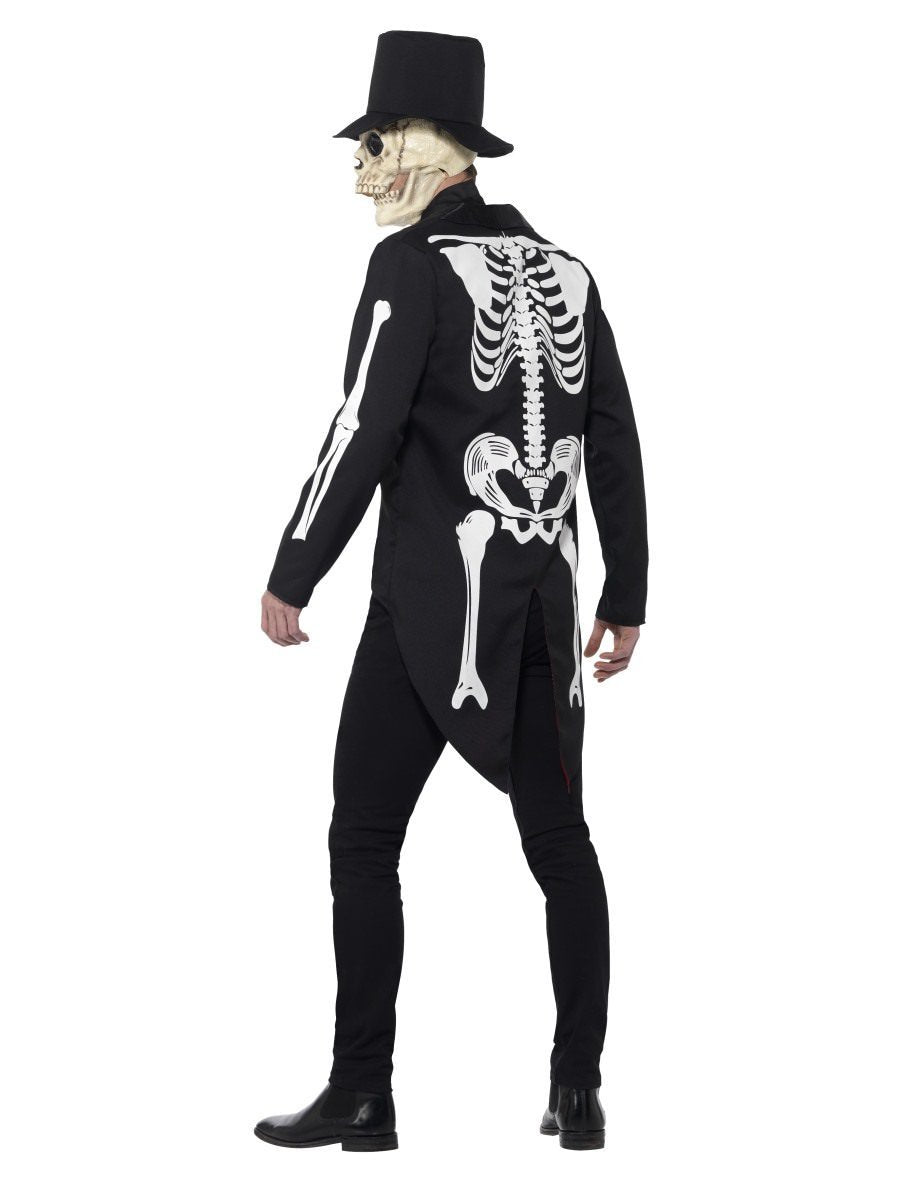 Day Of The Dead Senor Skeleton Costume Adult Black 3