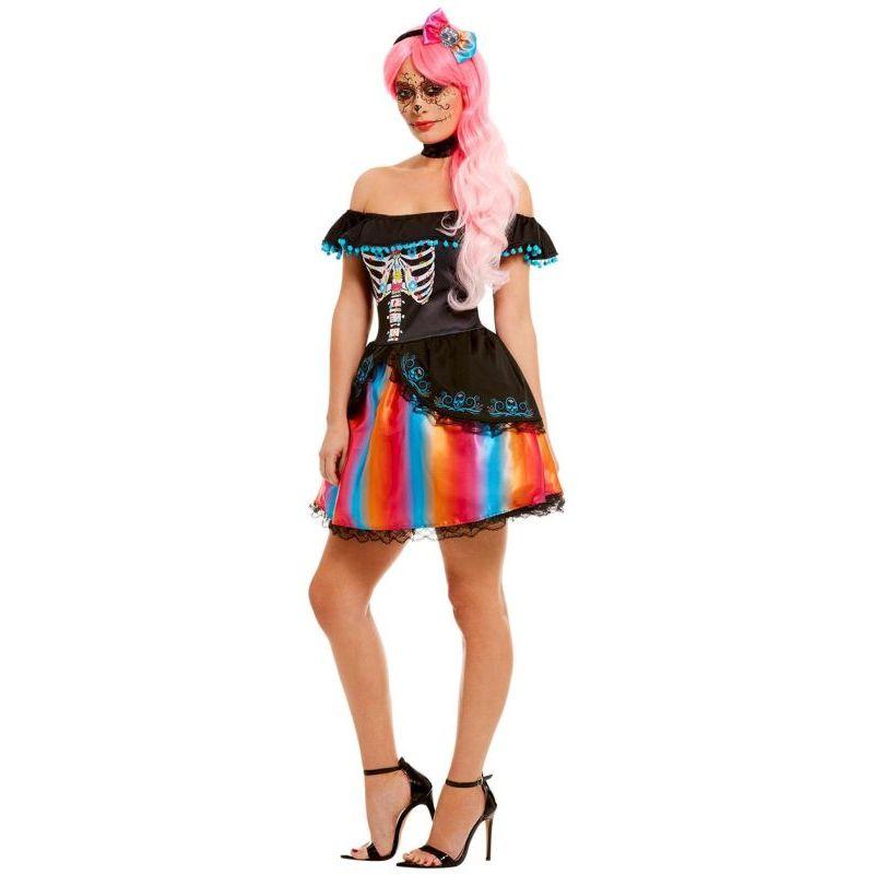 Day Of The Dead Senorita Ombre Costume Adult Black 1
