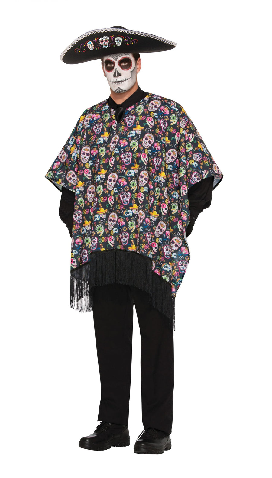 Day Of The Dead Serape Adult Costume Male_1