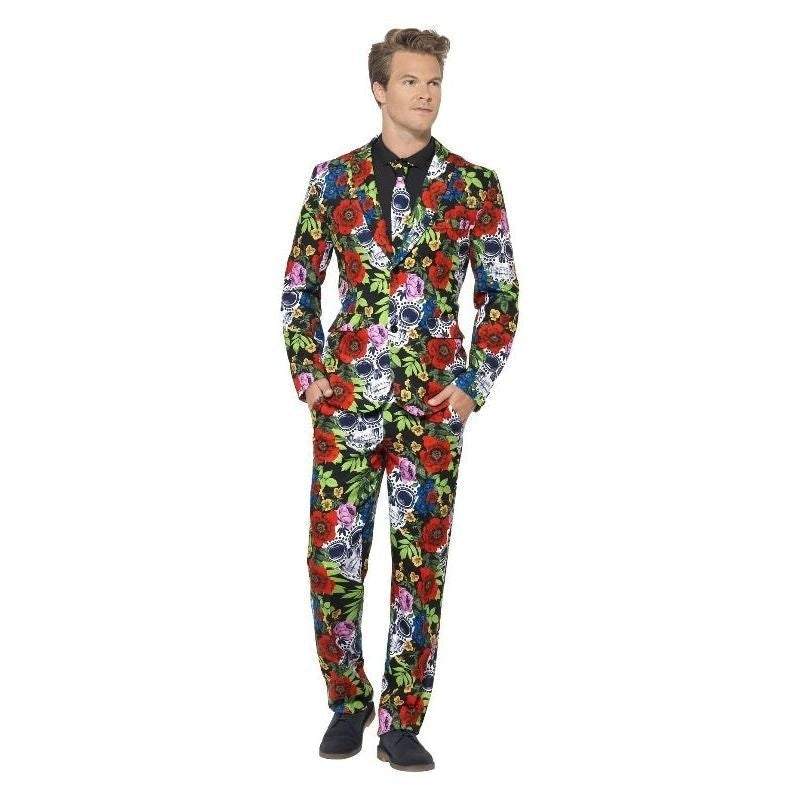 Day Of The Dead Suit Adult Multi Coloured_2
