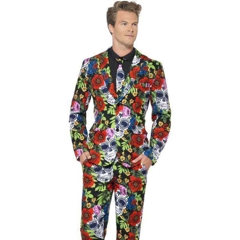 Day Of The Dead Suit Adult Multi Coloured_1
