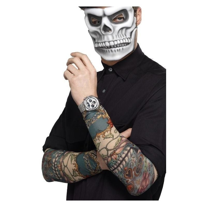 Size Chart Day Of The Dead Tattoo Sleeve Adult Multi