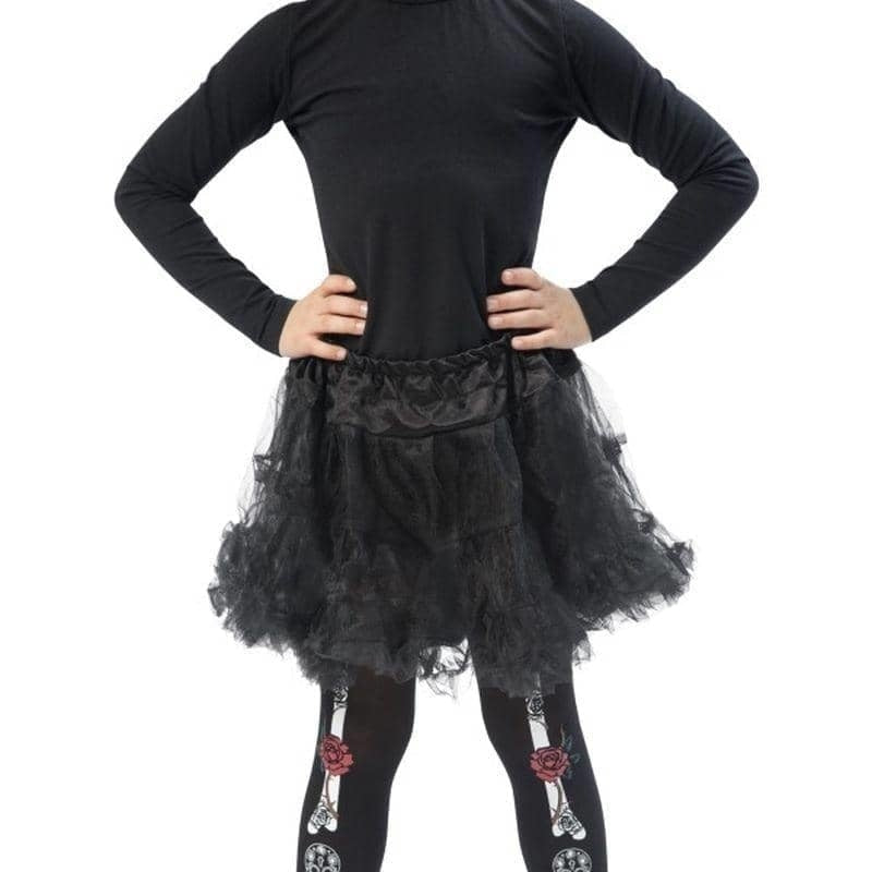Day Of The Dead Tights Child Black 1
