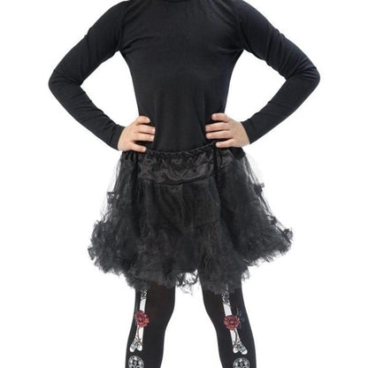 Day Of The Dead Tights Child Black 1