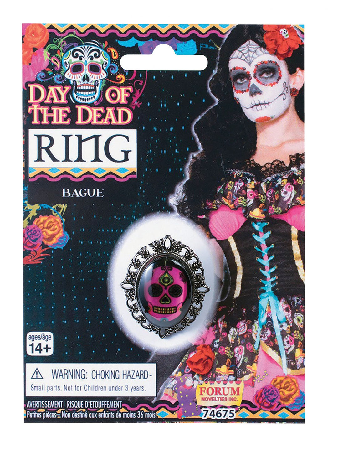 Day Of The Dead Ring Costume Accessories Female_1 X74675