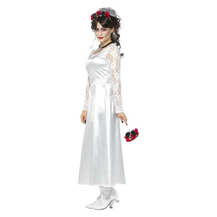 Day of the Dead Bride Costume White Adult_3