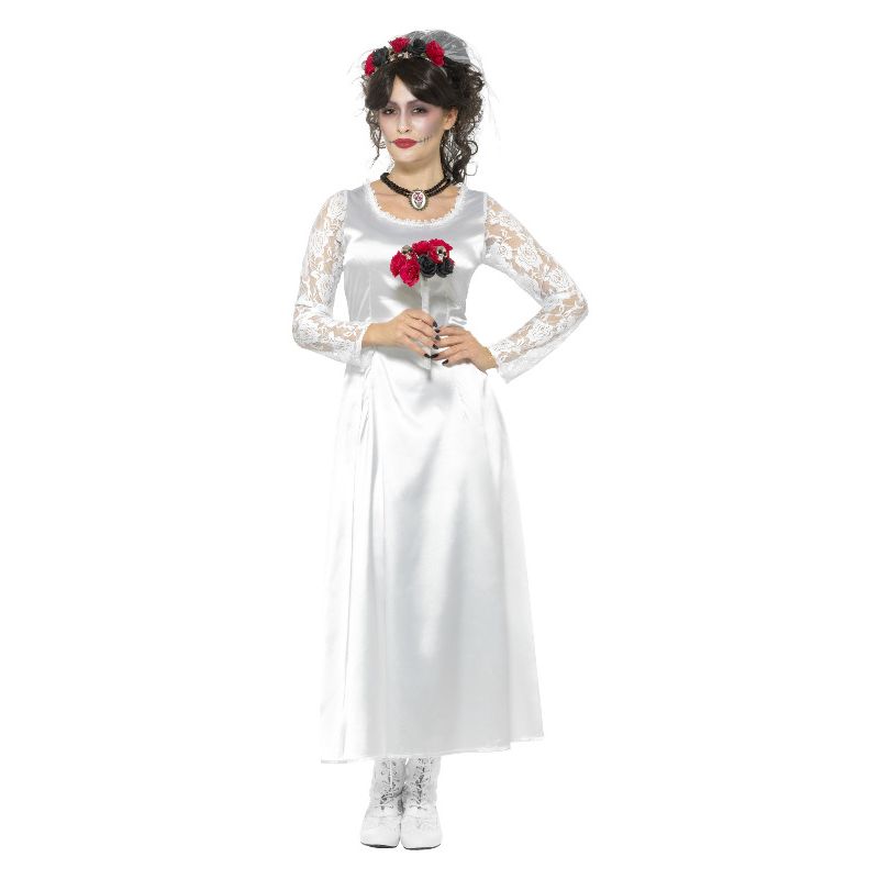 Day of the Dead Bride Costume White Adult 1