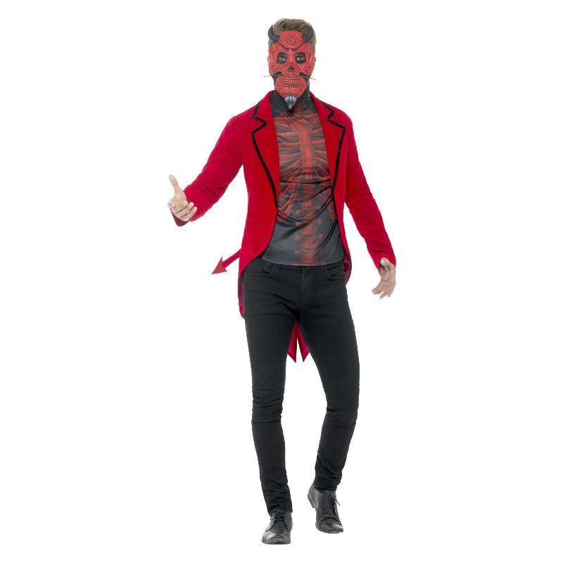 Day of the Dead Devil Costume Red Adult_1