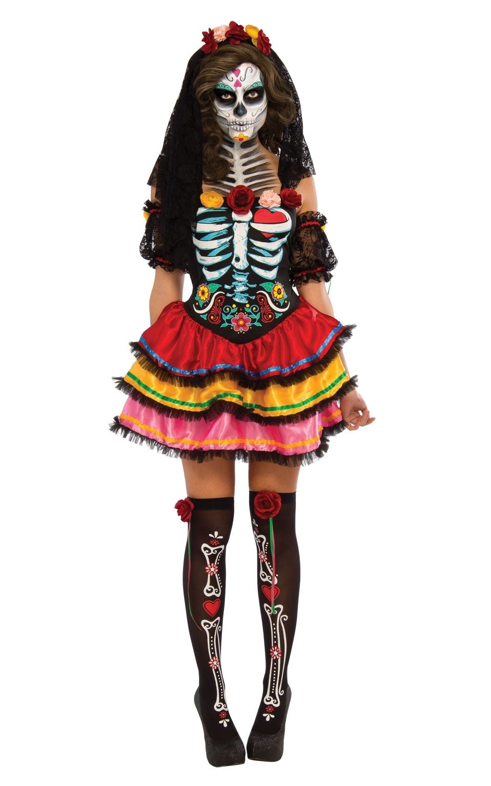 Day of the Dead Seniora Womens Costume 3