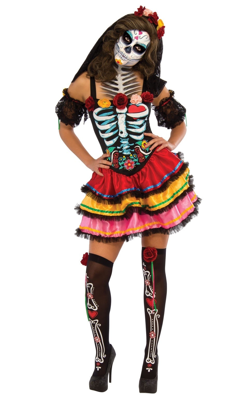 Day of the Dead Seniora Womens Costume 1