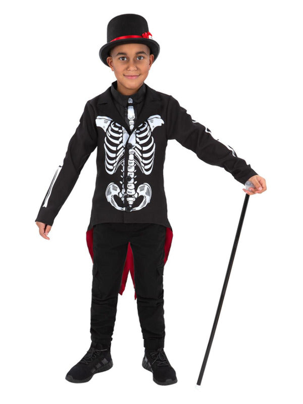 Day of the Dead Senor Skeleton Costume Suit for Boys 2