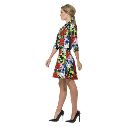 Day of the Dead Suit Multi-Coloured Adult 3