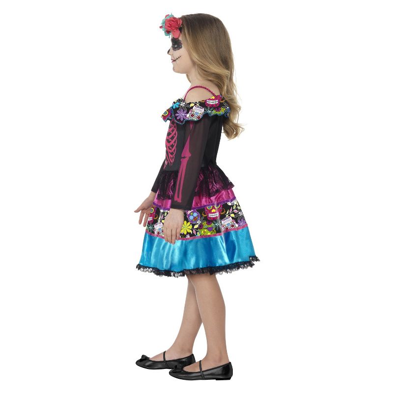 Day of the Dead Sweetheart Costume Girls 3
