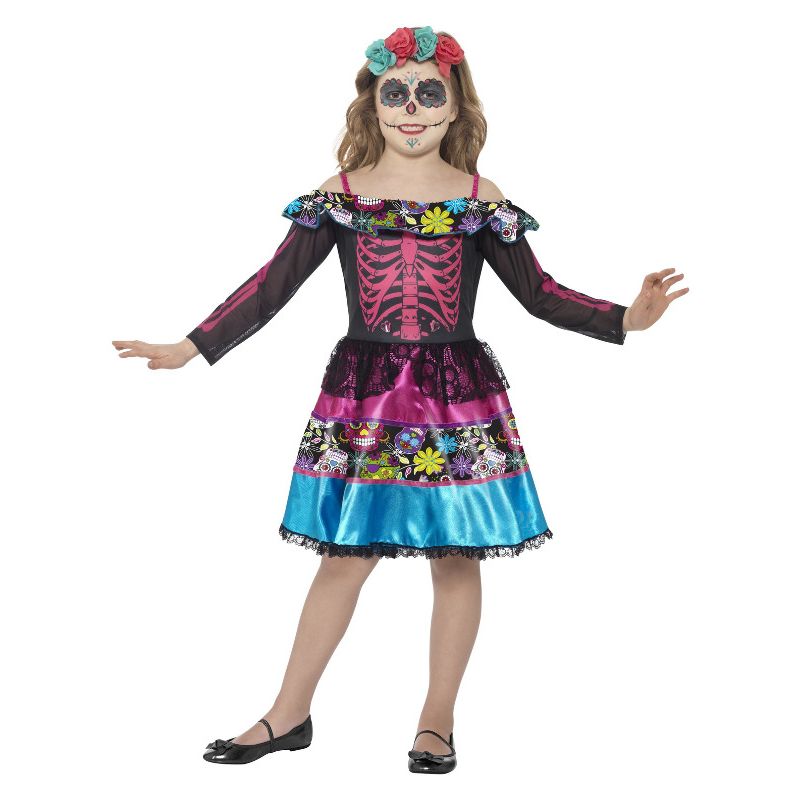 Day of the Dead Sweetheart Costume Girls 1