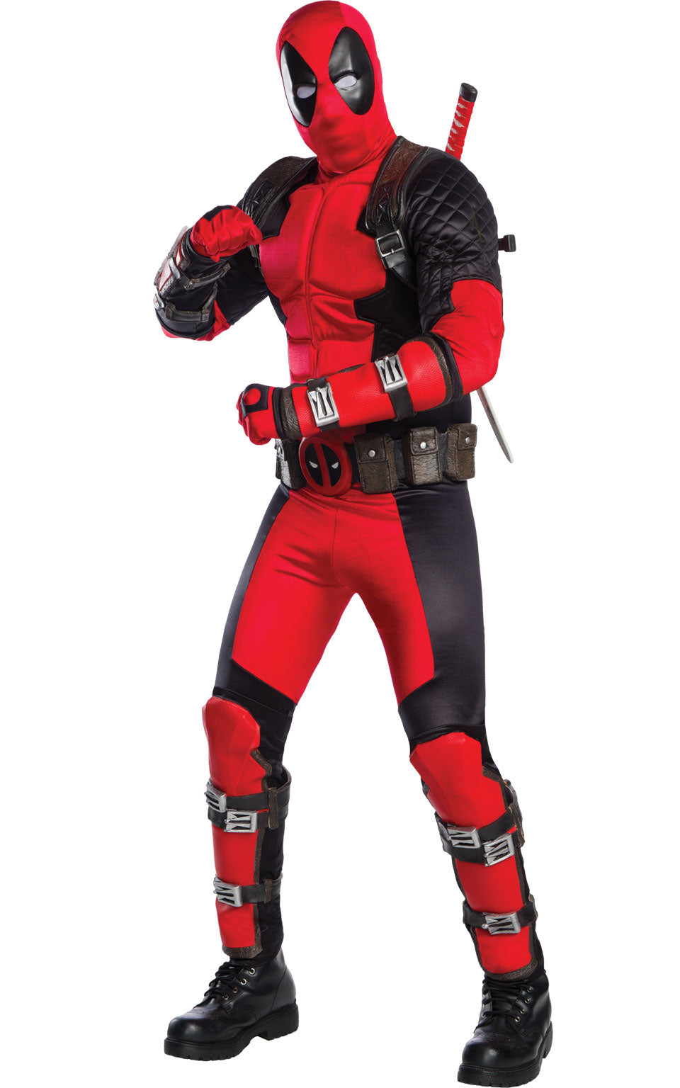 Deadpool Costume Collectors Edition Mens Muscle Superhero Suit_2