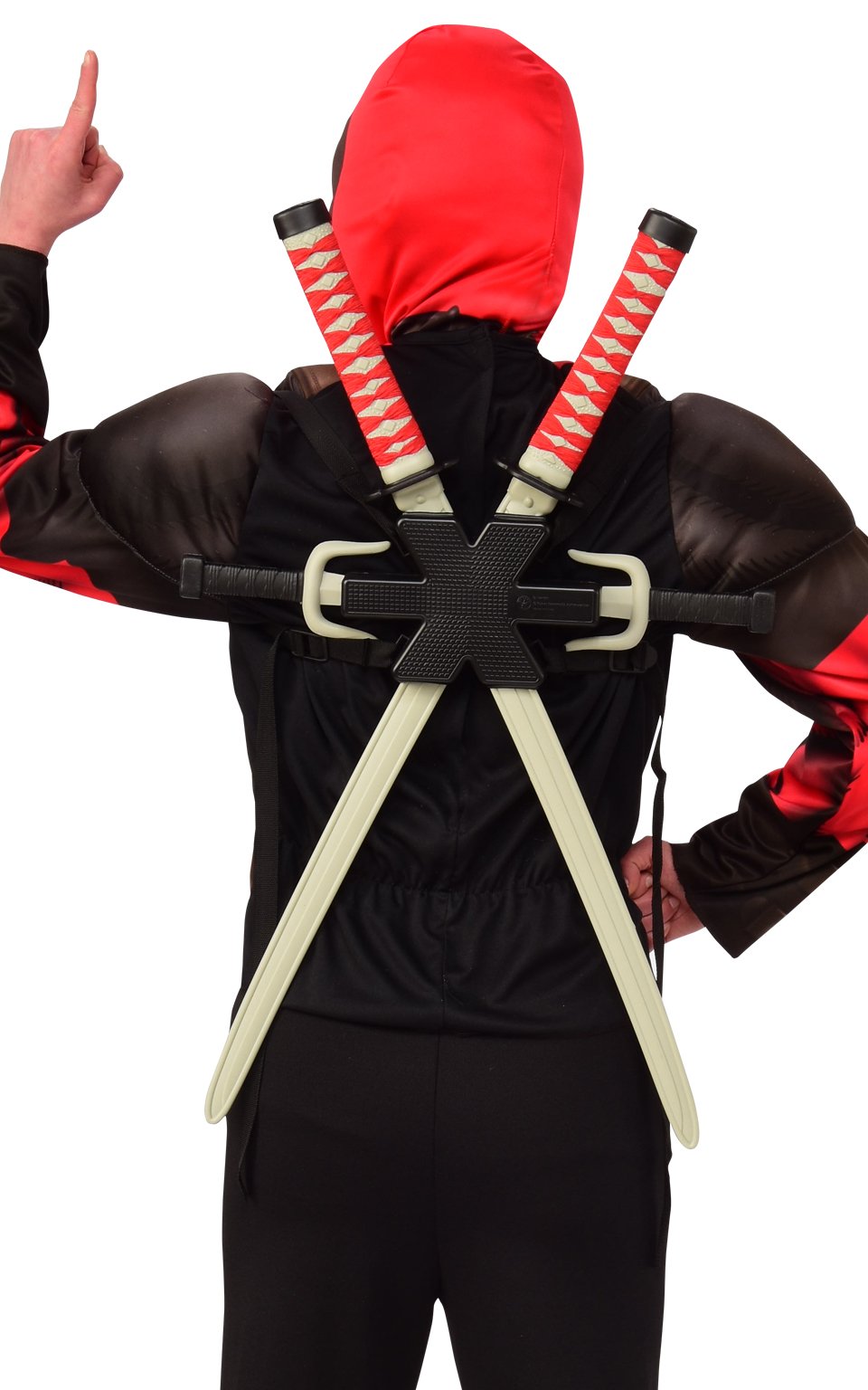 Deadpool Costume Top Weapon Set 14-16 Years 3
