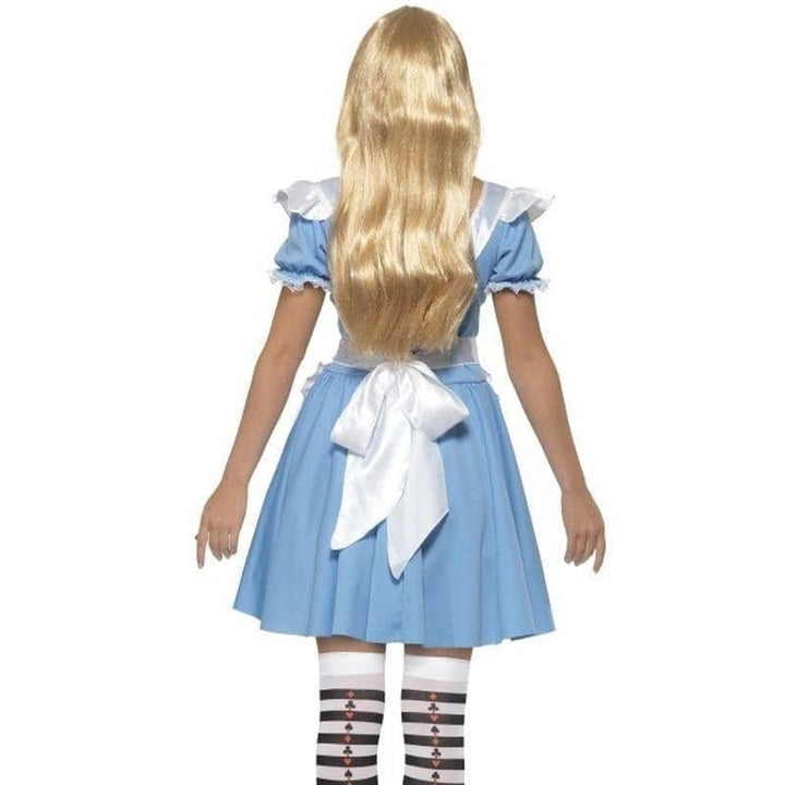 Deck Of Cards Girl Costume Ladies Alice In Wonderland Adult Blue White_2 sm-39474L