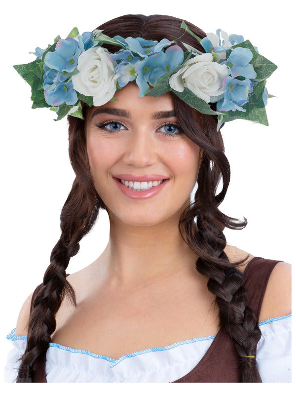 Beer Maiden Flower Crown Oktoberfest Hat 1