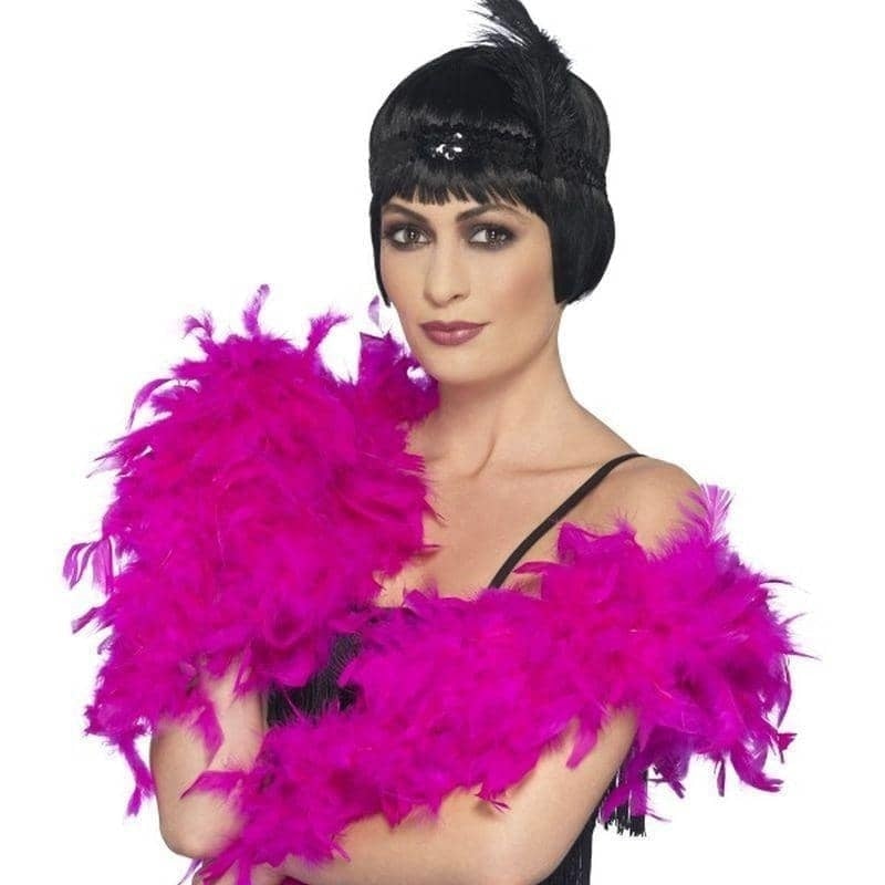 Pink Boa Feather 180cm Long 80 Gram Adult Costume Accessory 2