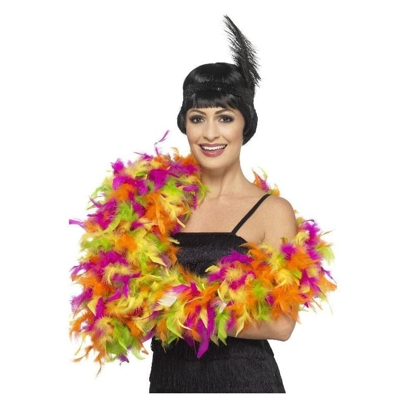 Deluxe Boa Mixed Neon Adult Yellow 2