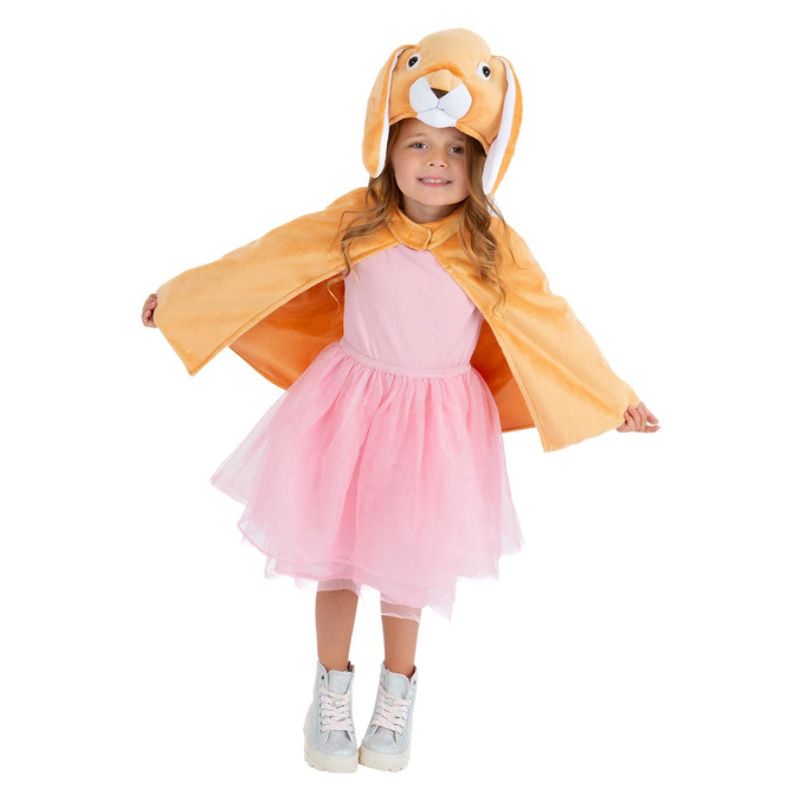 Deluxe Bunny Plush Cape Kids Child 1
