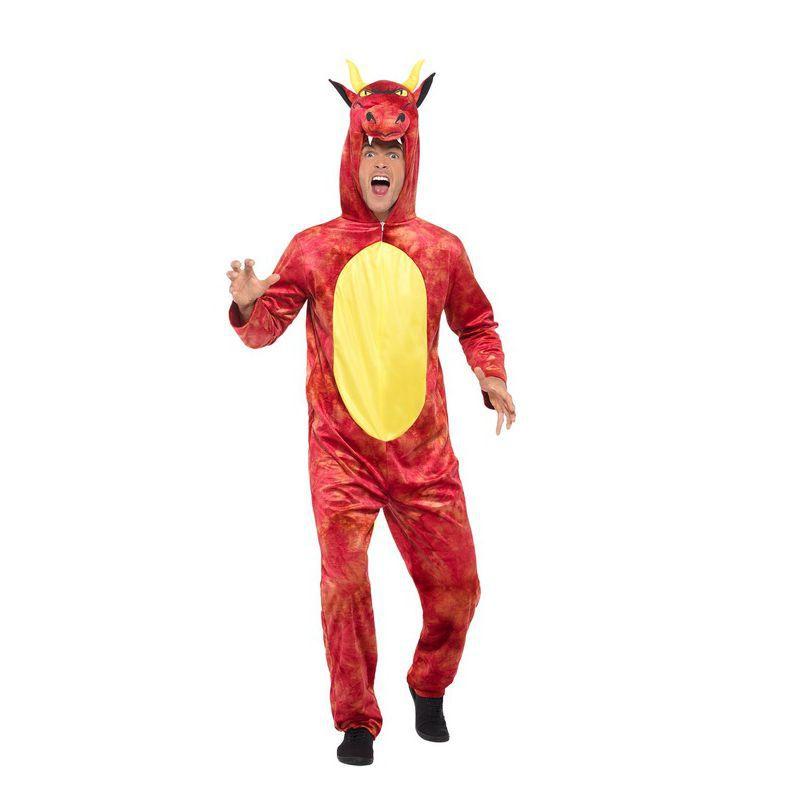 Deluxe Dragon Costume Adult Red 1