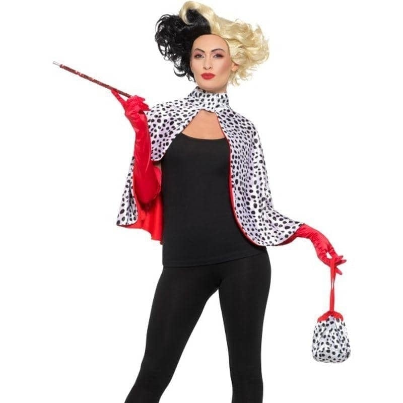 Deluxe Evil Madame Kit Adult Black White 1