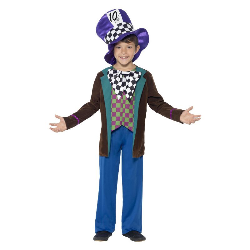 Deluxe Hatter Costume Blue Child 1