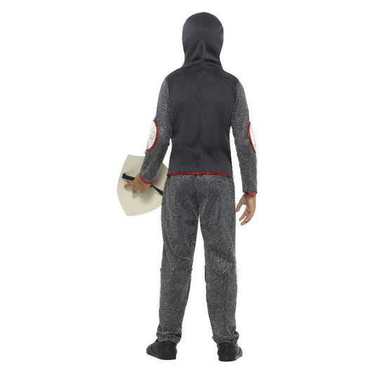 Deluxe Knight Costume Silver Child 2
