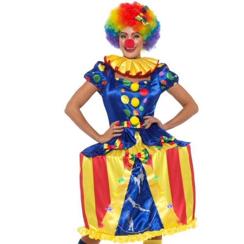 Deluxe Light Up Carousel Clown Costume Adult Multi_1