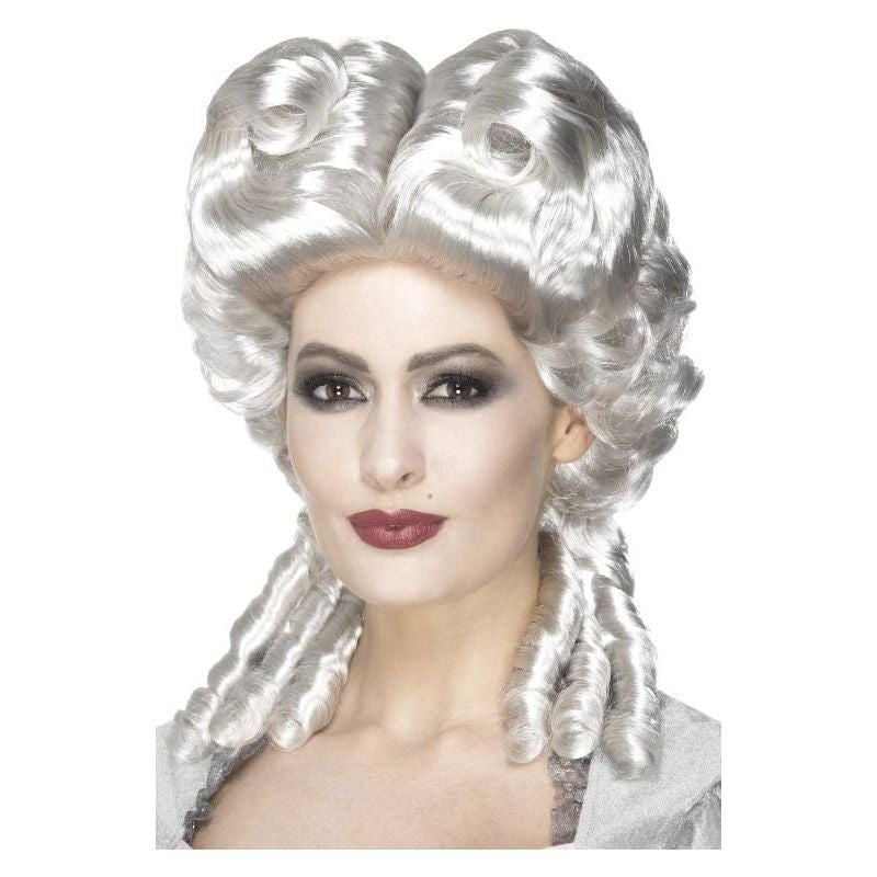 Size Chart Deluxe Marie Antoinette Wig Adult White