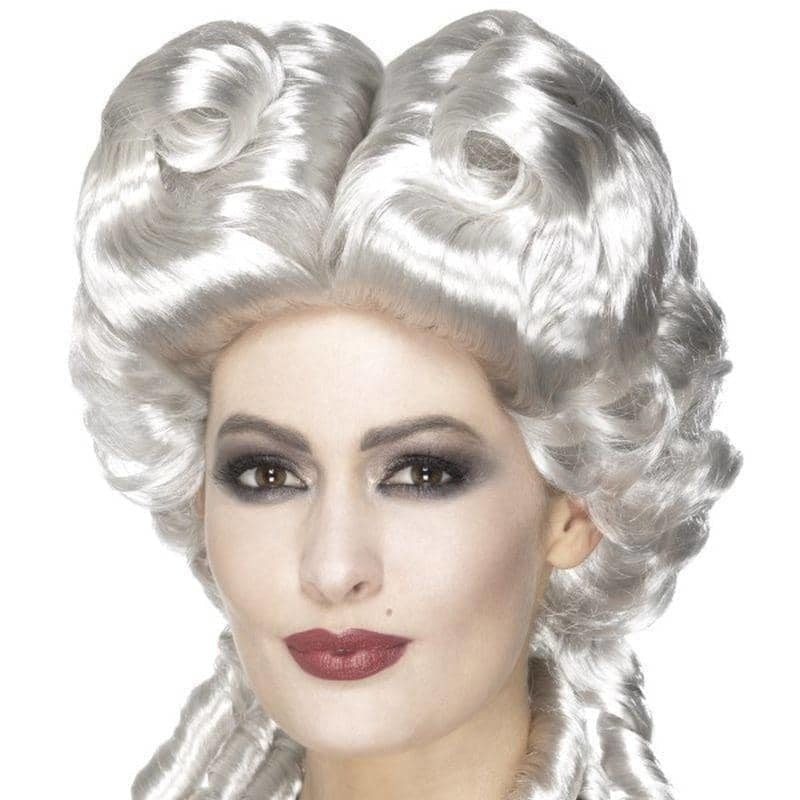 Deluxe Marie Antoinette Wig Adult White_1