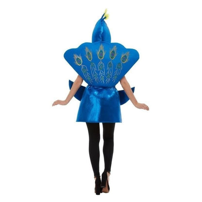 Deluxe Peacock Costume Adult Blue 2