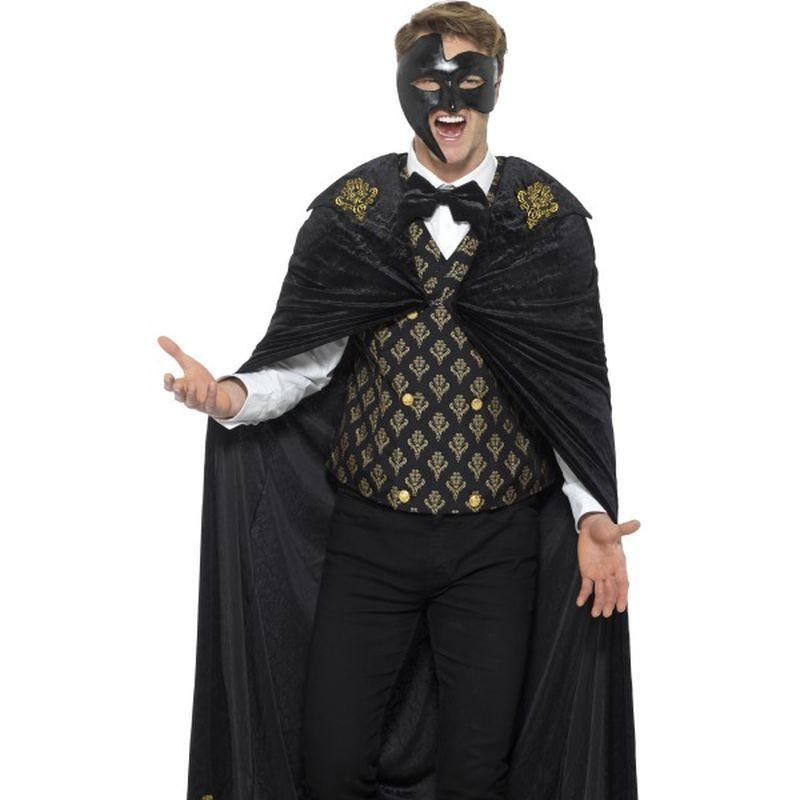 Deluxe Phantom Costume Adult Black Gold 1