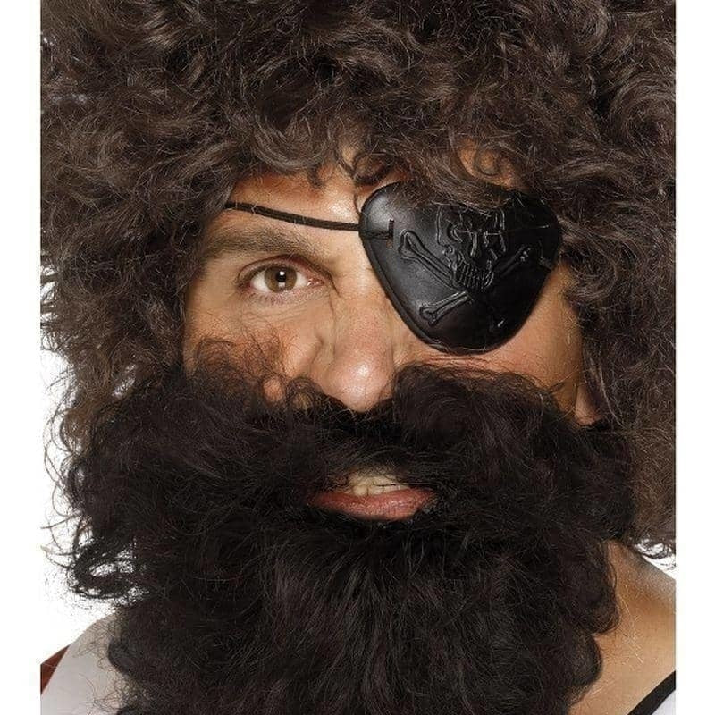 Deluxe Pirate Beard Adult Brown_1