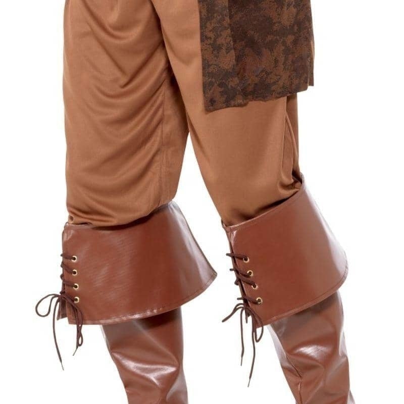 Size Chart Deluxe Pirate Bootcovers Adult Brown