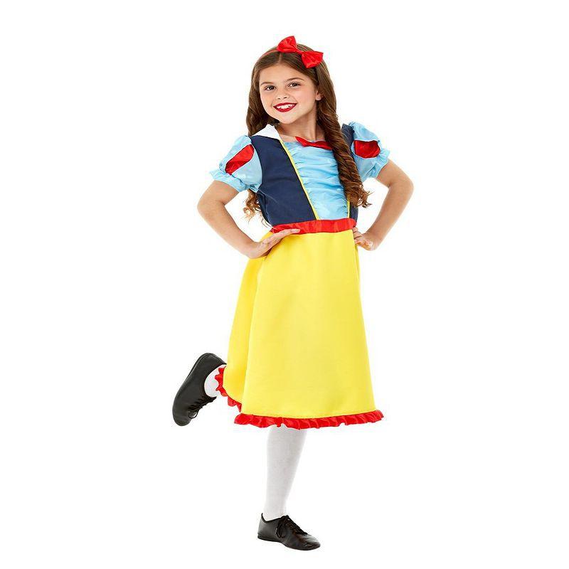 Deluxe Princess Snow Costume Child Blue 1