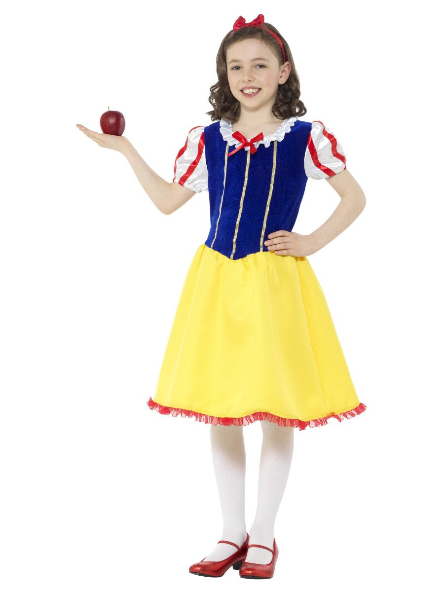 Deluxe Princess Snow Girl Costume Multi-Coloured Child Dress 2